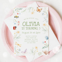 Girly Bugs Birthday (18BU)