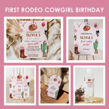 First Rodeo Cowgirl Birthday