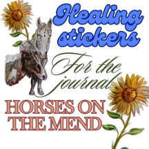 HORSE HEALING JOURNAL STICKERS