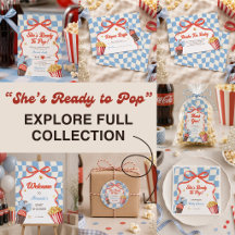 She's Ready To Pop Soda Cola Retro Baby Shower