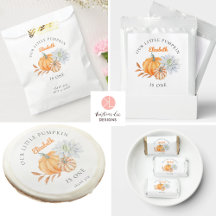 Our Little Pumpkin 1st Birthday Party Favors