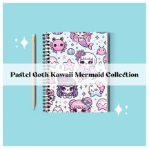 Pastel Goth Kawaii Mermaid 