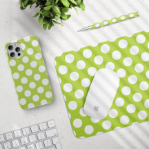 Green Polka Dots - Home Decor and Accessories