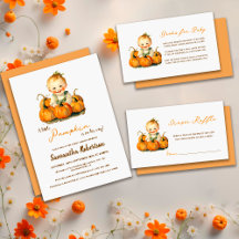 Little Pumpkin Cute Baby Boy Baby Shower