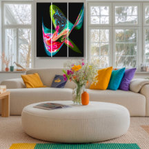 3D Marbled Abstract Wall Art Decor