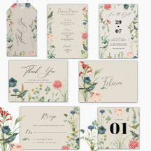 Secret Garden Wildflowers And Birds Wedding Suite