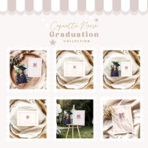  Nurse Coquette Pink Bow Elegant Graduation