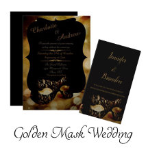 Golden Masquerade Wedding Suite