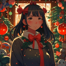Anime Girl Christmas