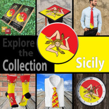 Sicily & Sicilian Flag / Palermo