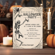 Skeleton Cocktails Adult Halloween Party