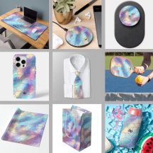 Holographic Foil Pattern Home and Living