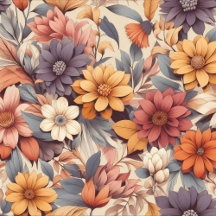 Rustic red vintage floral flowers