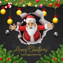 Vintage Watercolor Christmas Animals