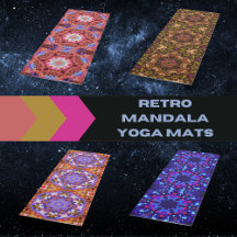 Retro Mandala Yoga Mats