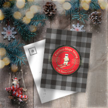 Black Cat Santa Christmas Holiday Collection