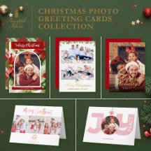 Christmas Holiday Photo Greeting Cards