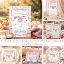Little Pumpkin Baby Clothes Pink Girl Baby Shower