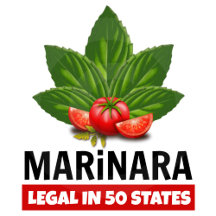 Marinara Legal in 50 States Basil and Tomatoes