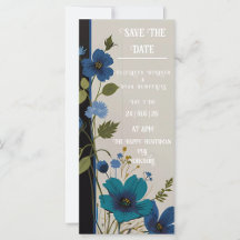 Wedding Templates Simple Floral Minimalistic Sets