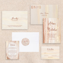 Elegant Rustic Brown & Gold Wedding