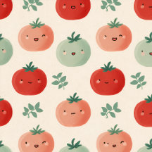 Personalized Cute Kawaii Pastel Tomato