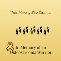 Osteosarcoma Courage & Pet Memorials