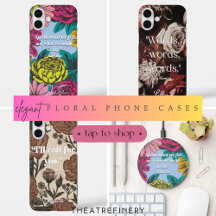 Modern Floral Phone Cases