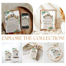 Safari Animal Jungle Modern Baby Shower 