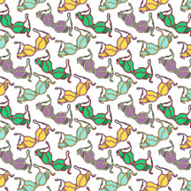 Multicolored Bra Pattern