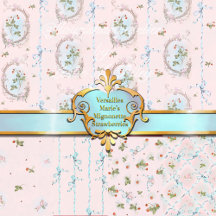 Marie Antionette Baroque Strawberries & Bows Pink