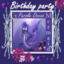 Purple Ocean - Mermaid