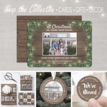 New Home for the Holidays • Rustic Wood & Greenery