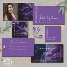 Mystical Amethyst Smoke Nebula Chakras 