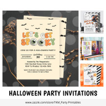 Halloween Party Invitations