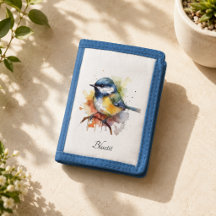 Bluetit in watercolor