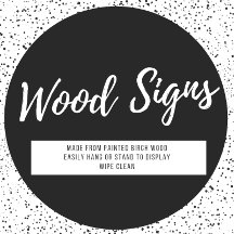 Wood Signs 6x6