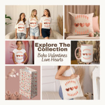 Boho Valentines Love Heart