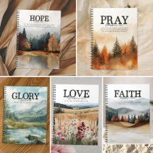 Inspirational Bible Verse Notebook Collection