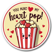 Adorable & Punny Valentine’s Day Stickers 