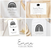 Emma • Modern Silhouette Rainbow Baby Suite