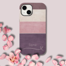 Trendy Color blocks Horizontal Stripe Personalized