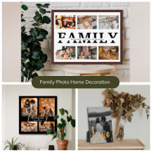 Family Photo Home Decoration 