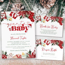 Christmas Santa Baby Shower 