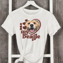 Create Your Own Dog Photo T-Shirt