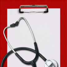 Medical Clipboard with Stethoscope