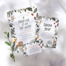 Jungle Safari Animals Storybook Baby Shower