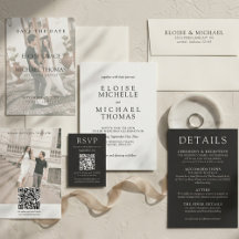 Simple Ivory & Ink Classic Wedding
