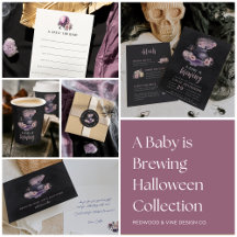 A Baby is Brewing   Halloween Baby Shower