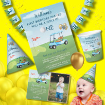 FIRST BIRTHDAY BOY GOLF HOLE IN ONE PARTY